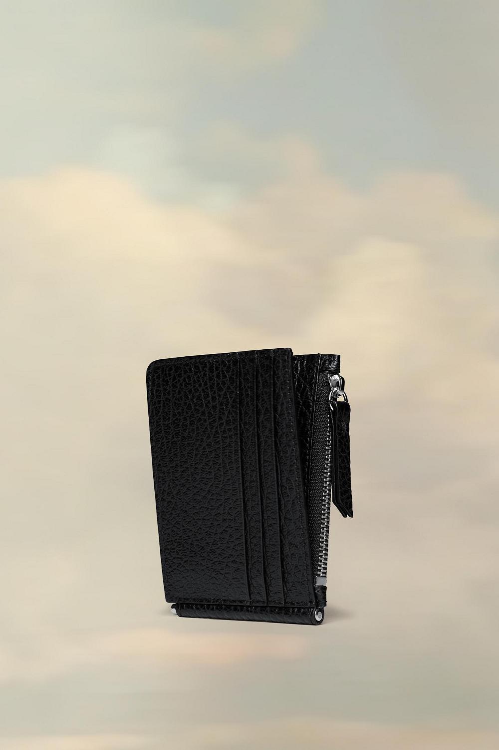 Black Maison Margiela Four Stitches Wallet | AU_MM78693