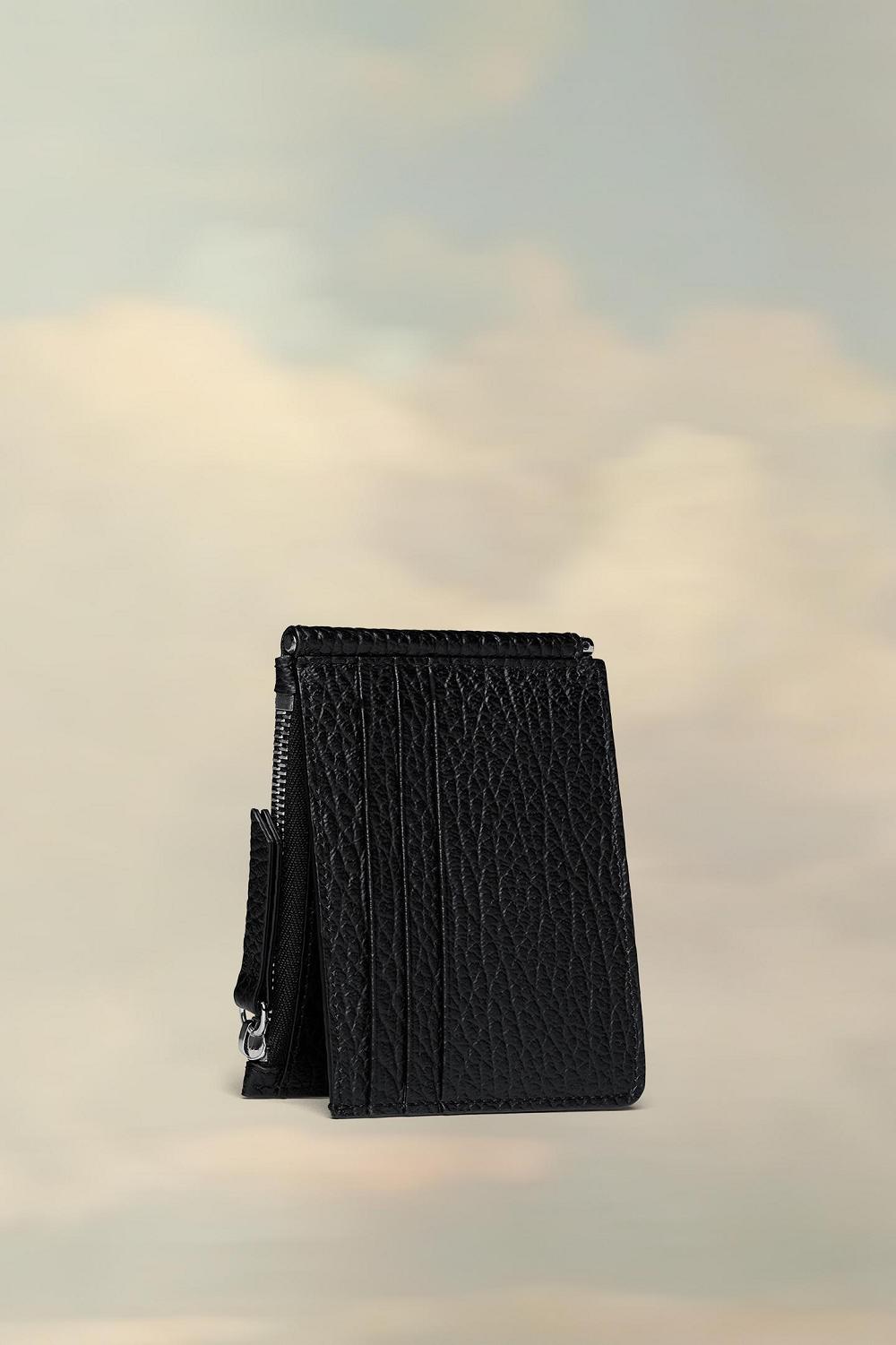 Black Maison Margiela Four Stitches Wallet | AU_MM78693