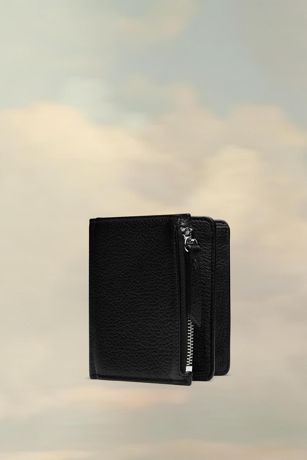 Black Maison Margiela Four Stitches Wallet | AU_MM34743