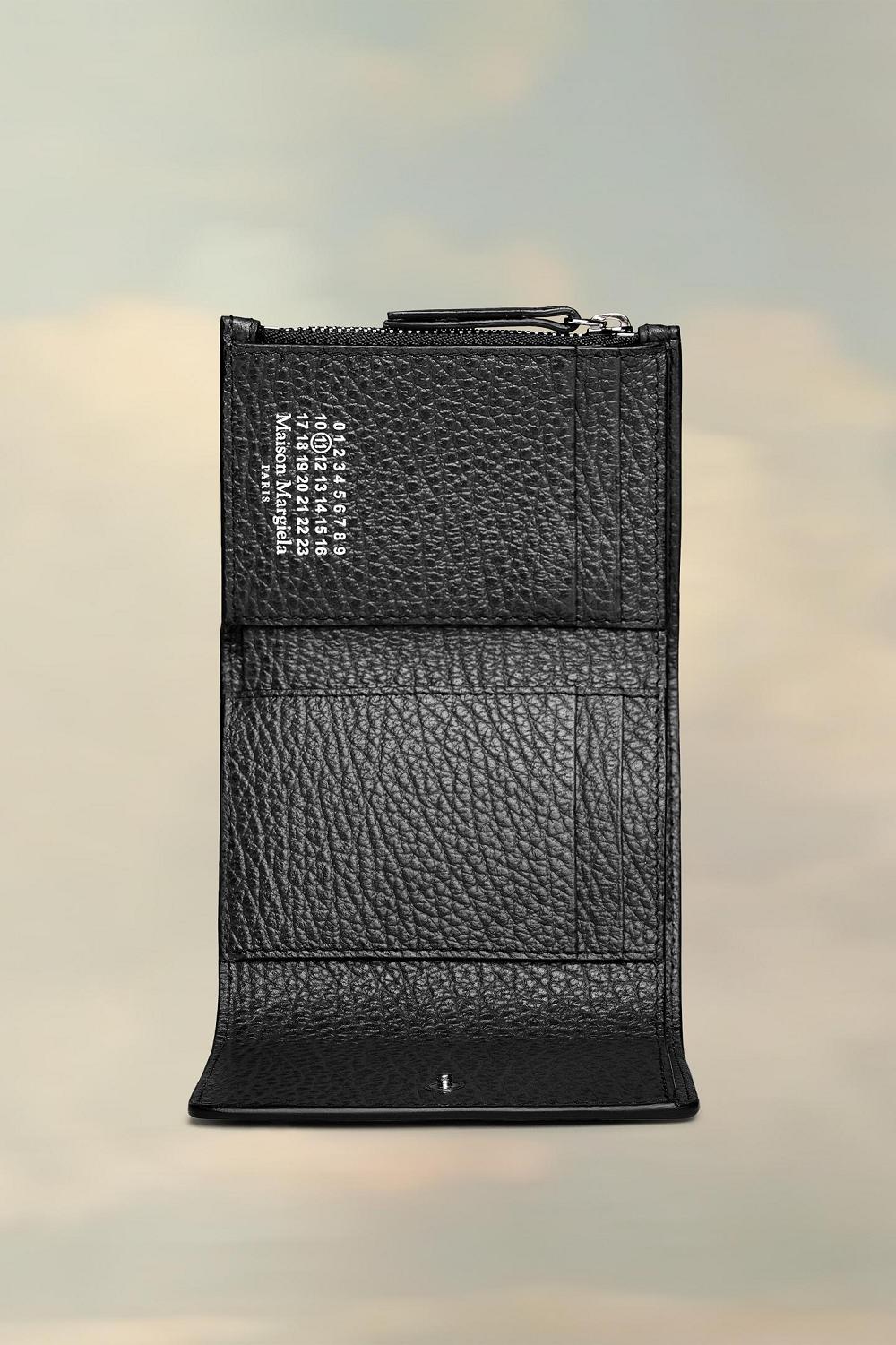 Black Maison Margiela Four Stitches Wallet | AU_MM14671