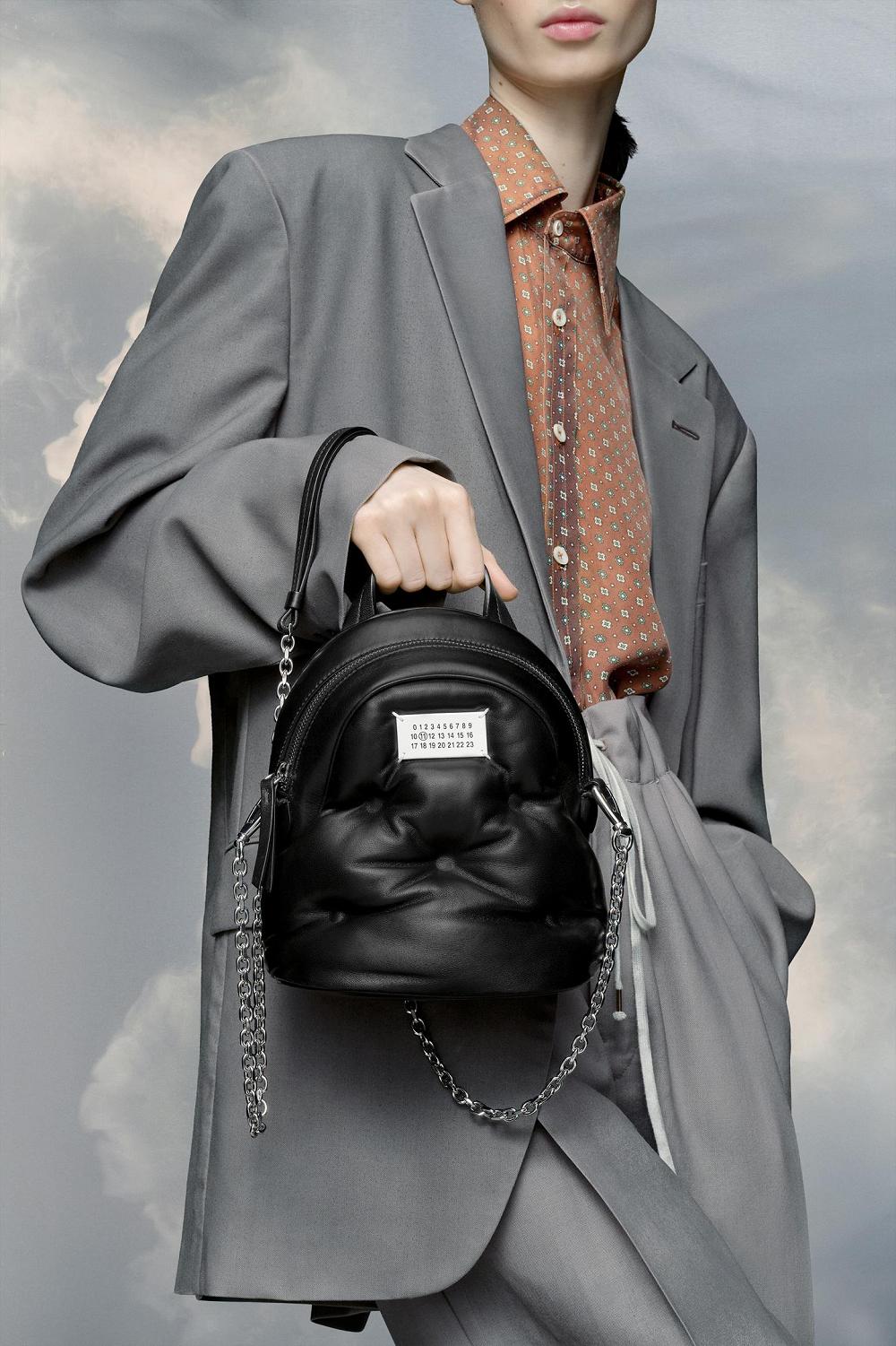 Black Maison Margiela Glam Slam Backpack | AU_MM56318