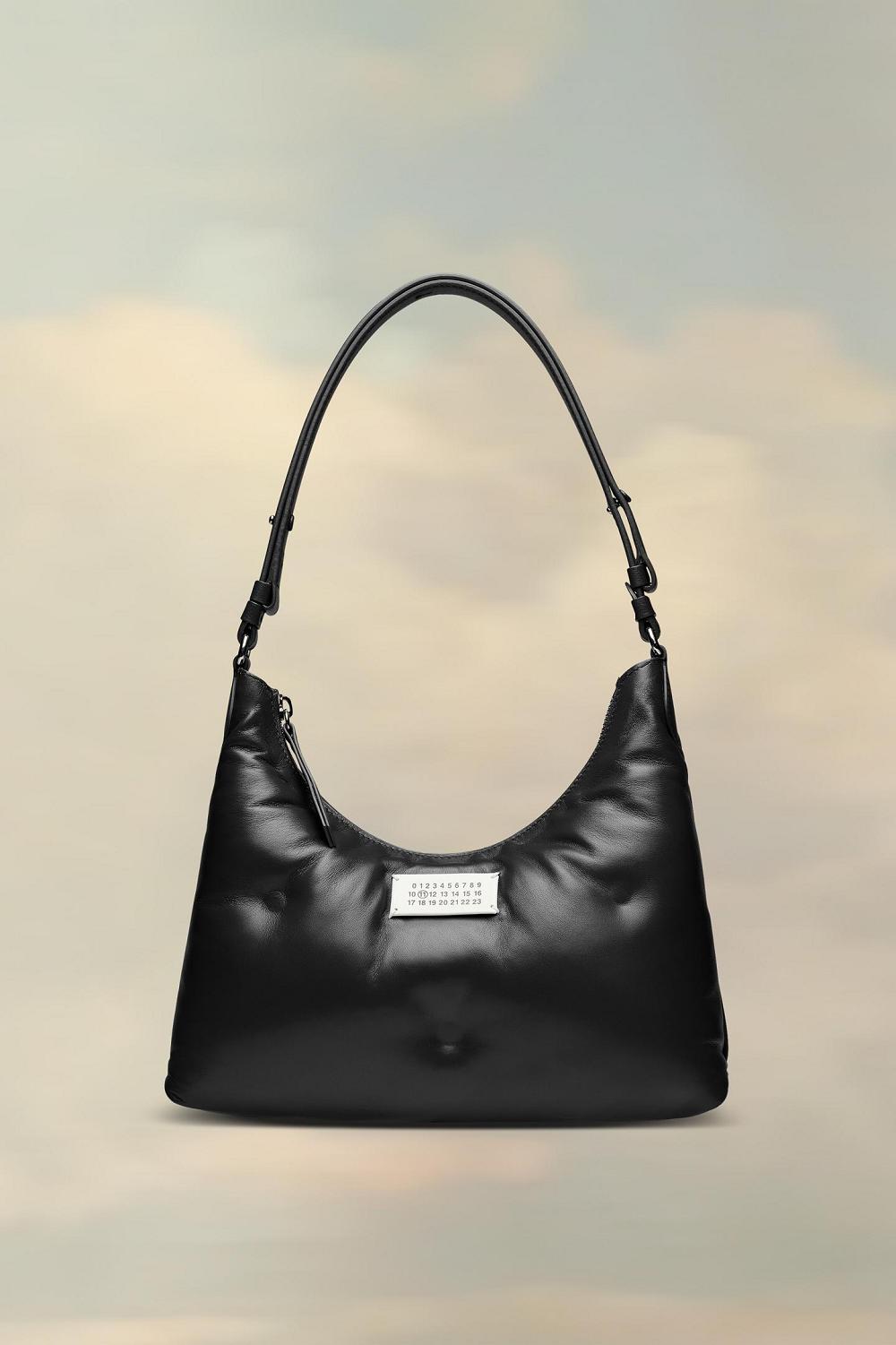 Black Maison Margiela Glam Slam Hobo Small | AU_MM74528