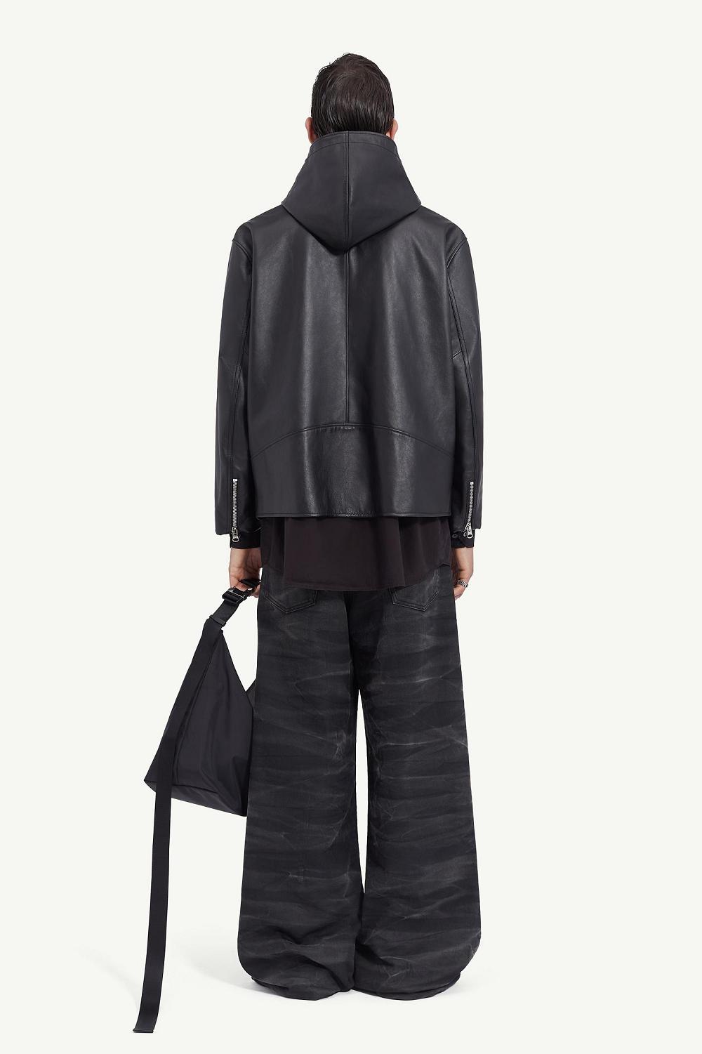 Black Maison Margiela Hooded Jacket | AU_MM41299