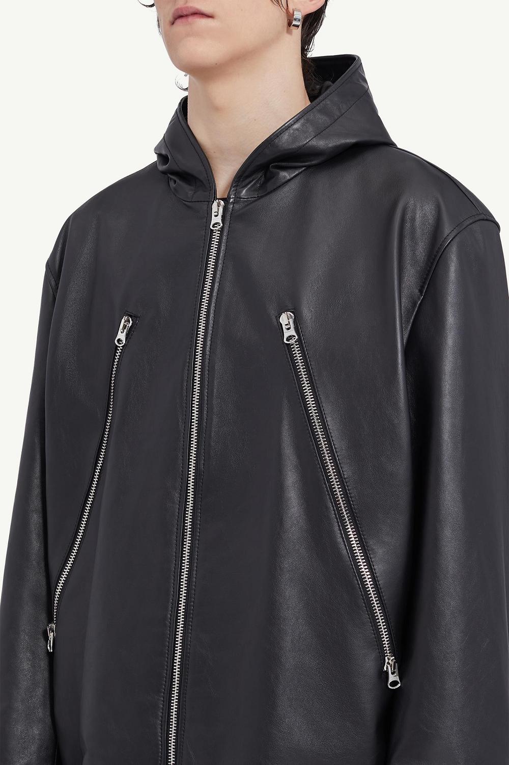 Black Maison Margiela Hooded Jacket | AU_MM41299