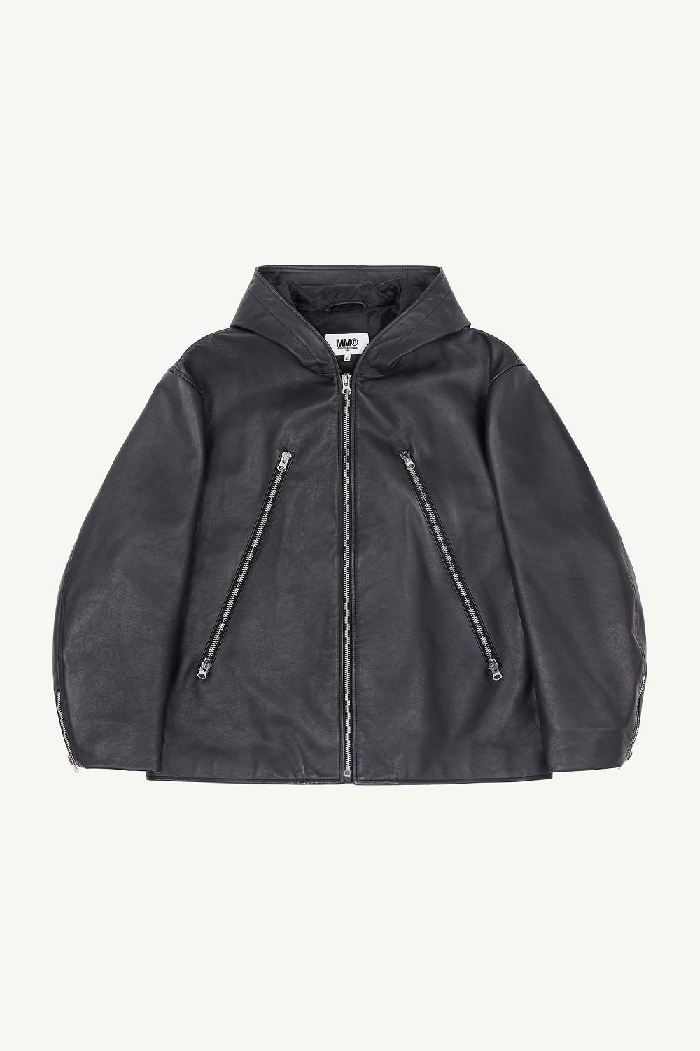 Black Maison Margiela Hooded Jacket | AU_MM41299