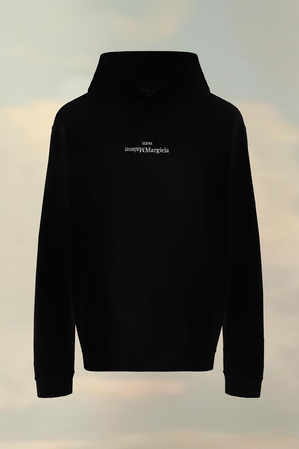 Black Maison Margiela Hooded Sweatshirt | AU_MM86973