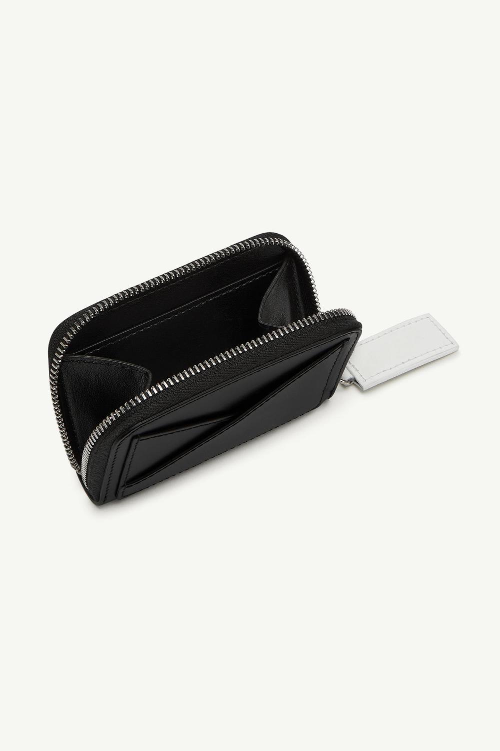 Black Maison Margiela Japanese 6 Zip Around Wallet | AU_MM39364