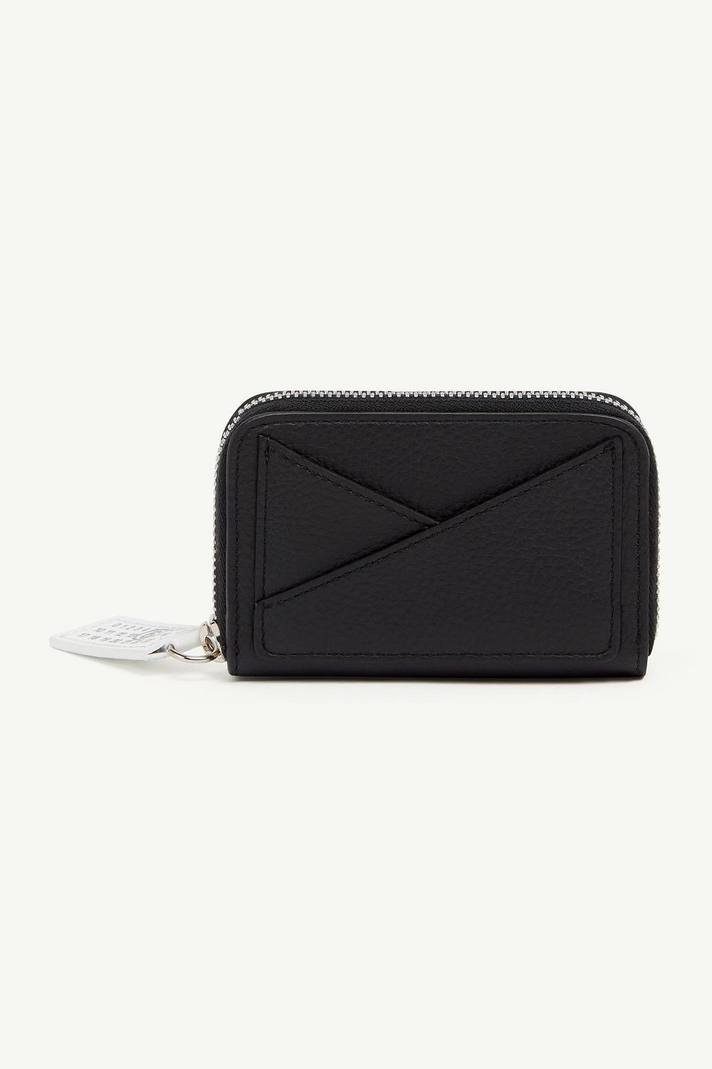 Black Maison Margiela Japanese 6 Zip Around Wallet | AU_MM29849