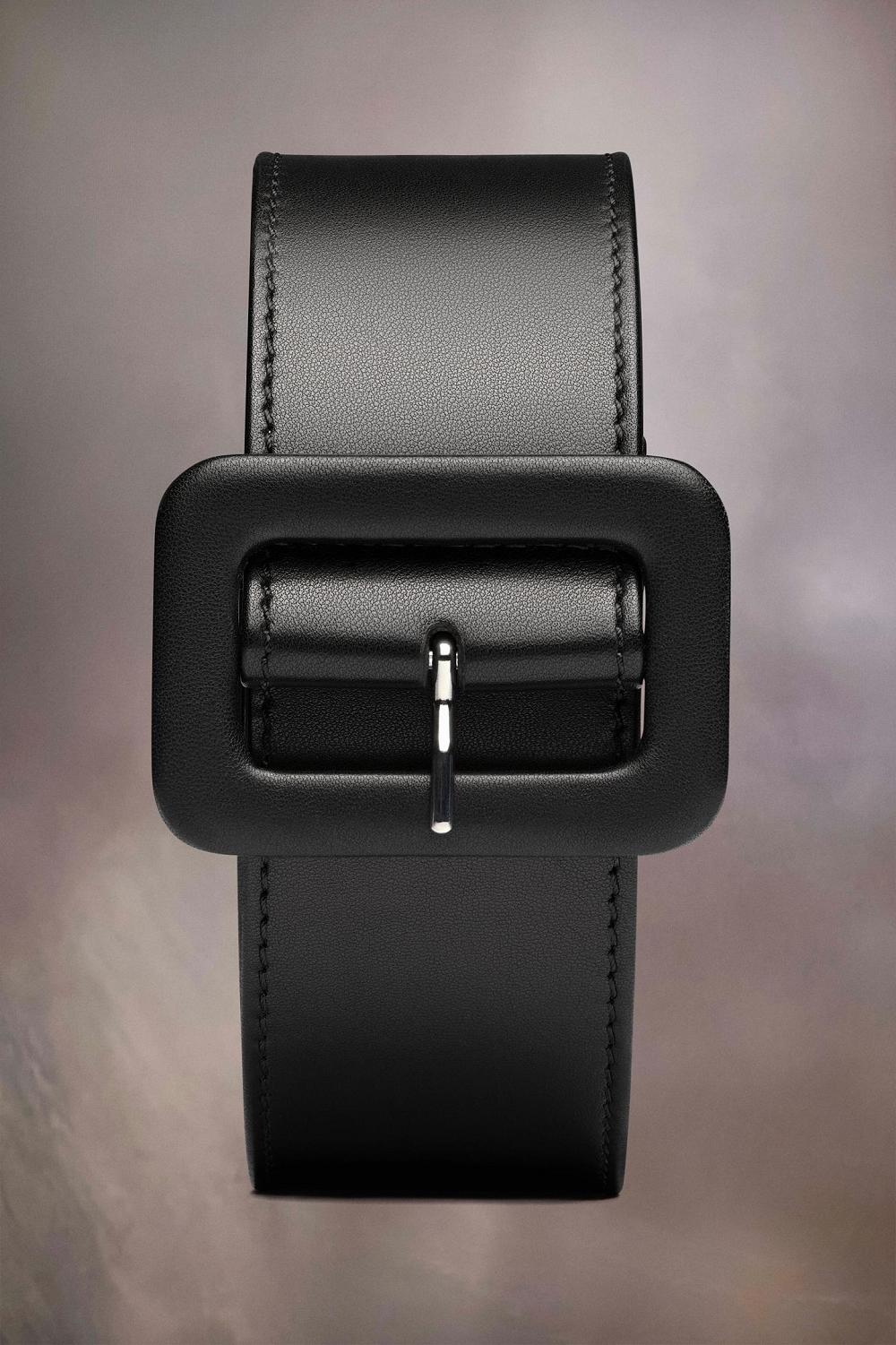 Black Maison Margiela Leather Belt | AU_MM30569