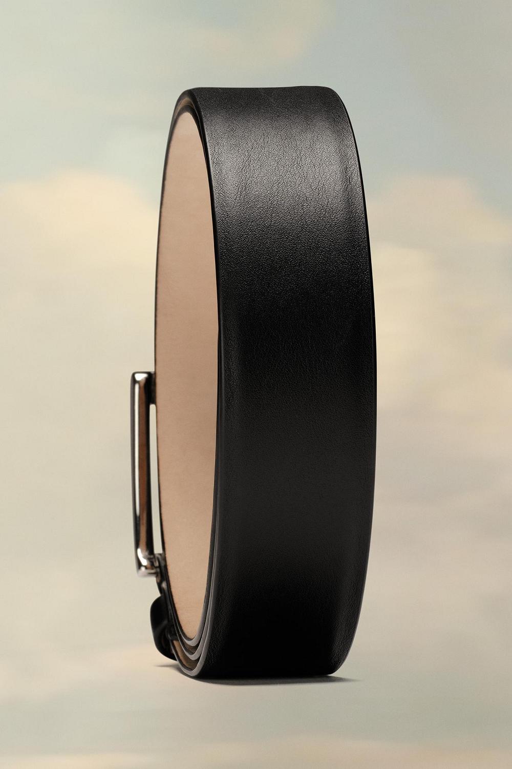 Black Maison Margiela Leather Belt | AU_MM61688