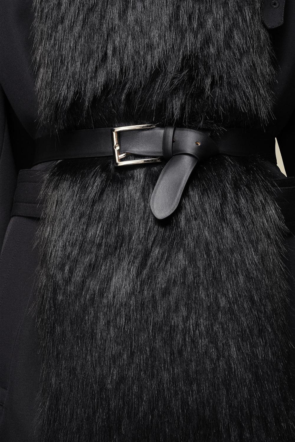 Black Maison Margiela Leather Belt | AU_MM61688