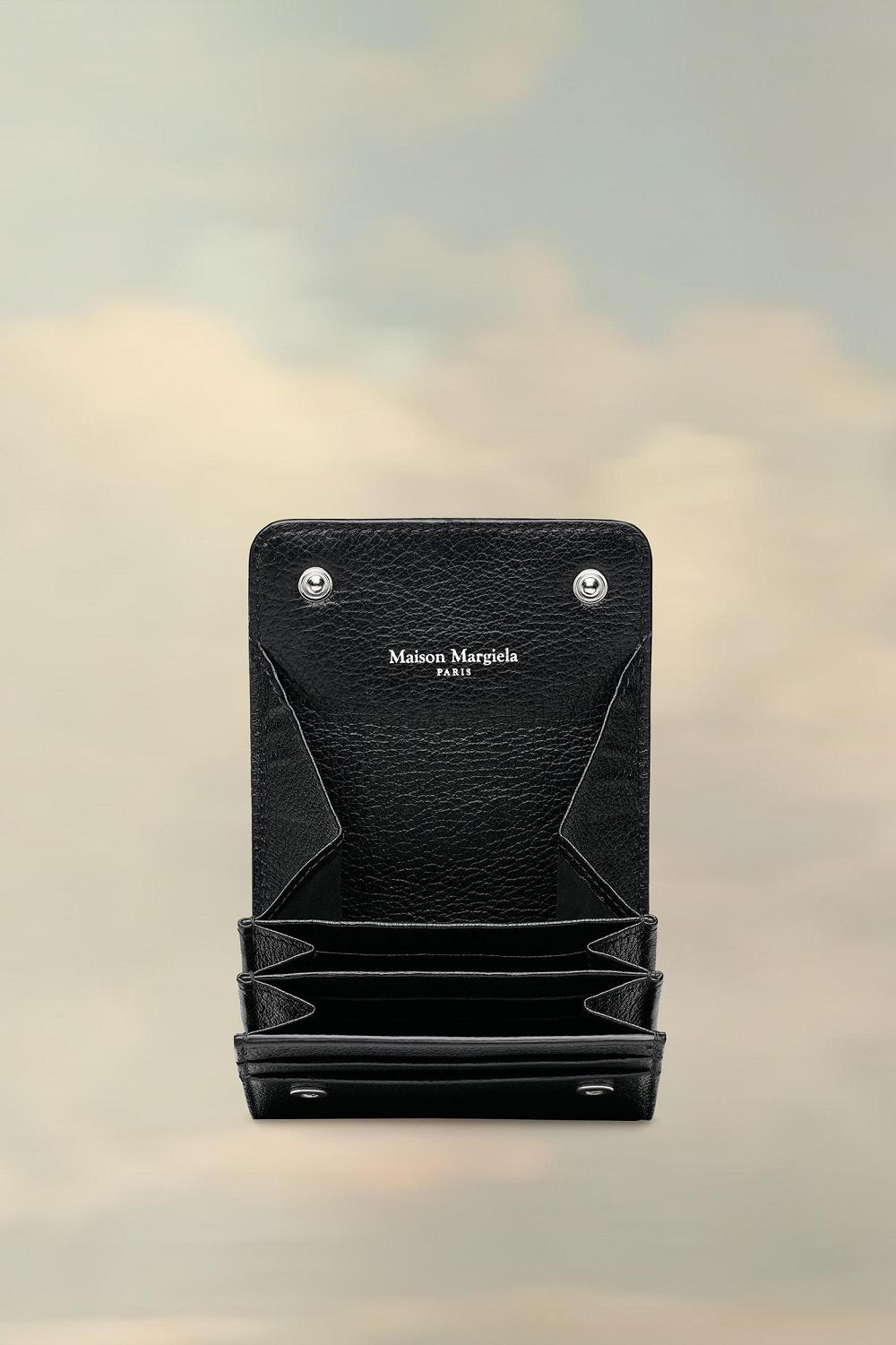 Black Maison Margiela Leather Card Case | AU_MM81468