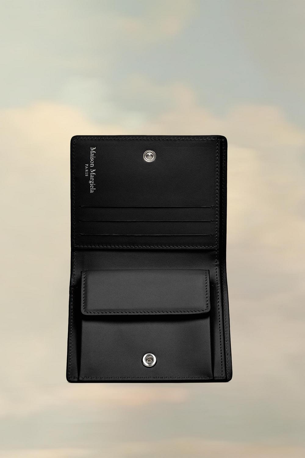 Black Maison Margiela Leather Cardholder | AU_MM72106