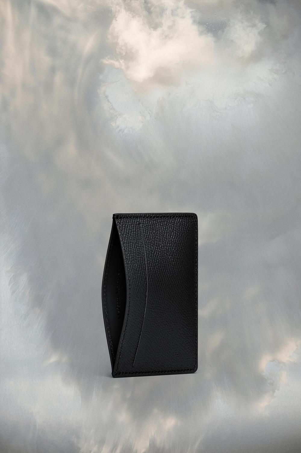 Black Maison Margiela Leather Small Cardholder | AU_MM22231