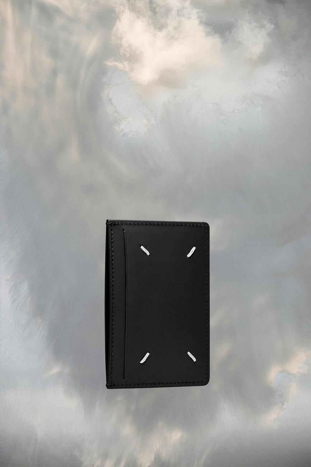 Black Maison Margiela Leather Small Cardholder | AU_MM22231