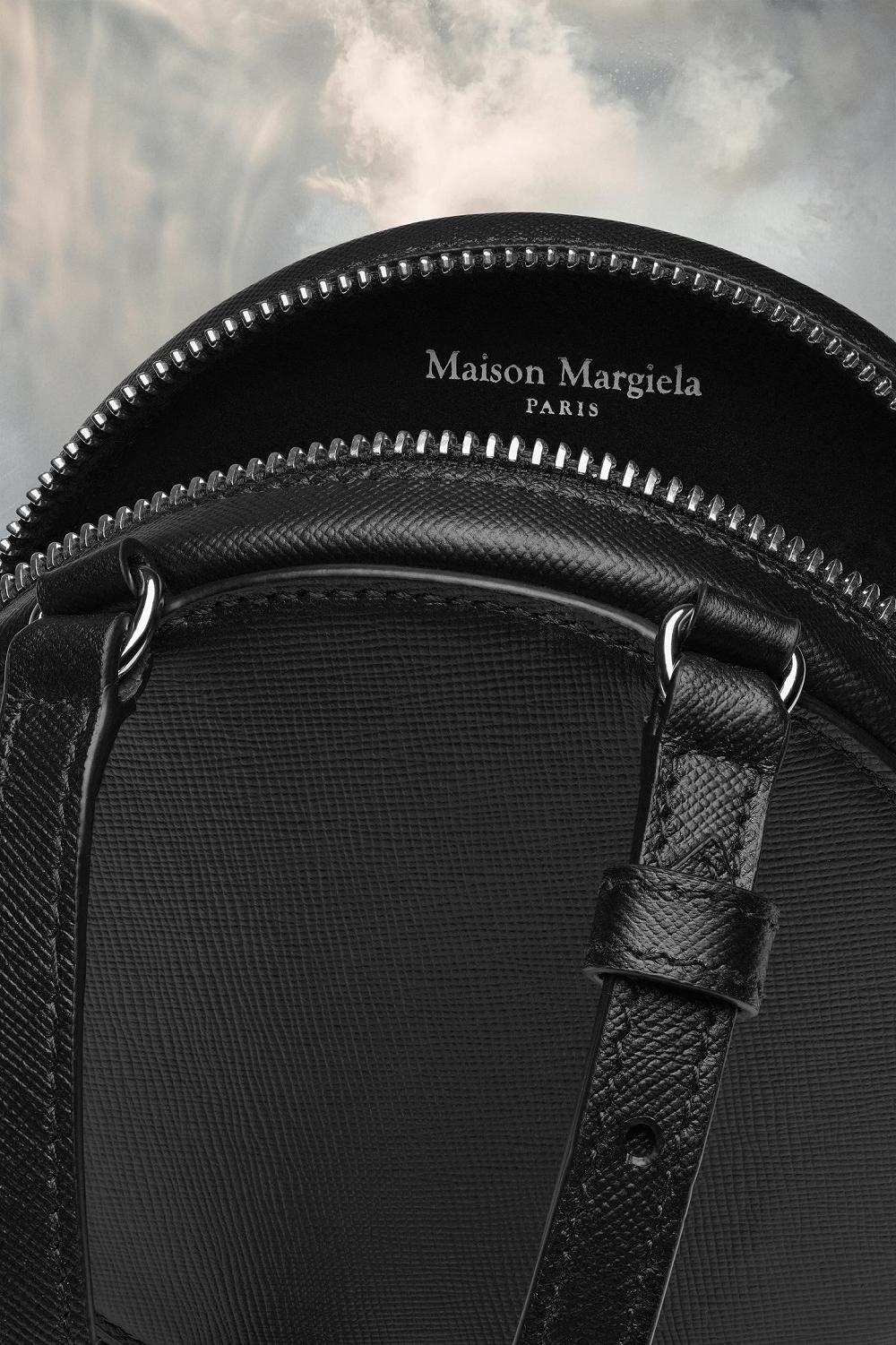 Black Maison Margiela Mini Round Bag | AU_MM96532