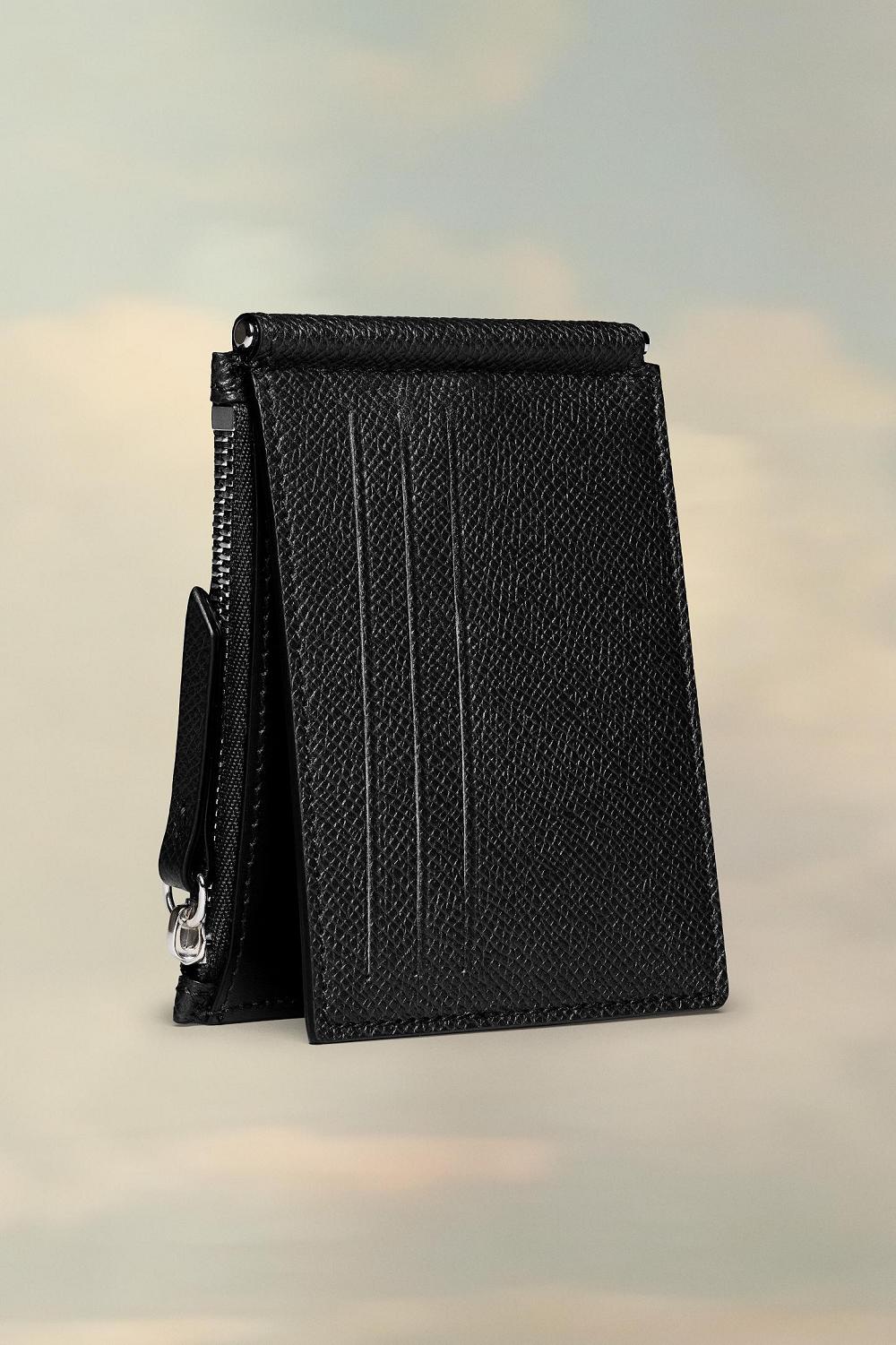 Black Maison Margiela Money Clip Wallet | AU_MM30273