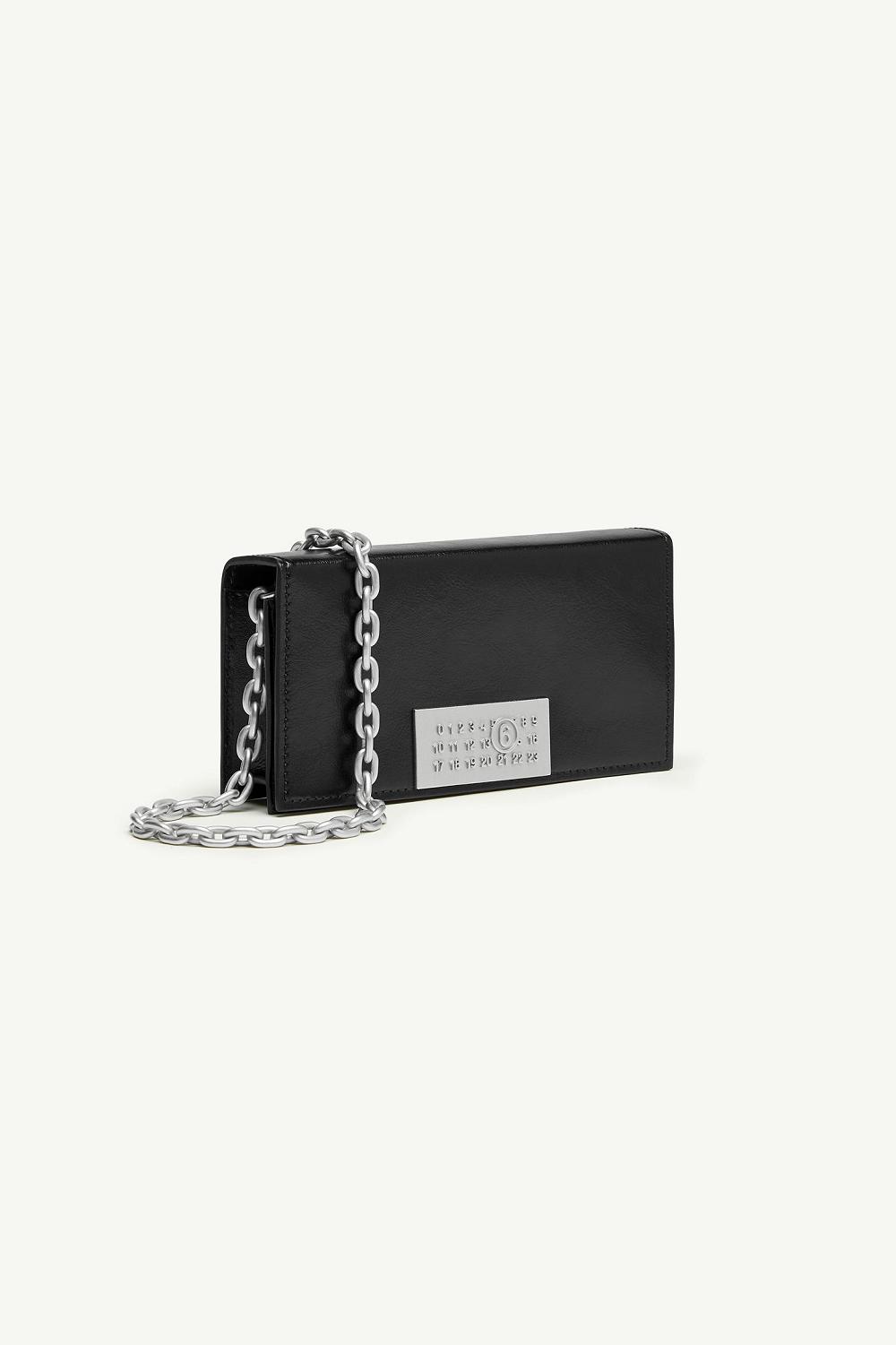 Black Maison Margiela Numeric Chain Wallet | AU_MM12097