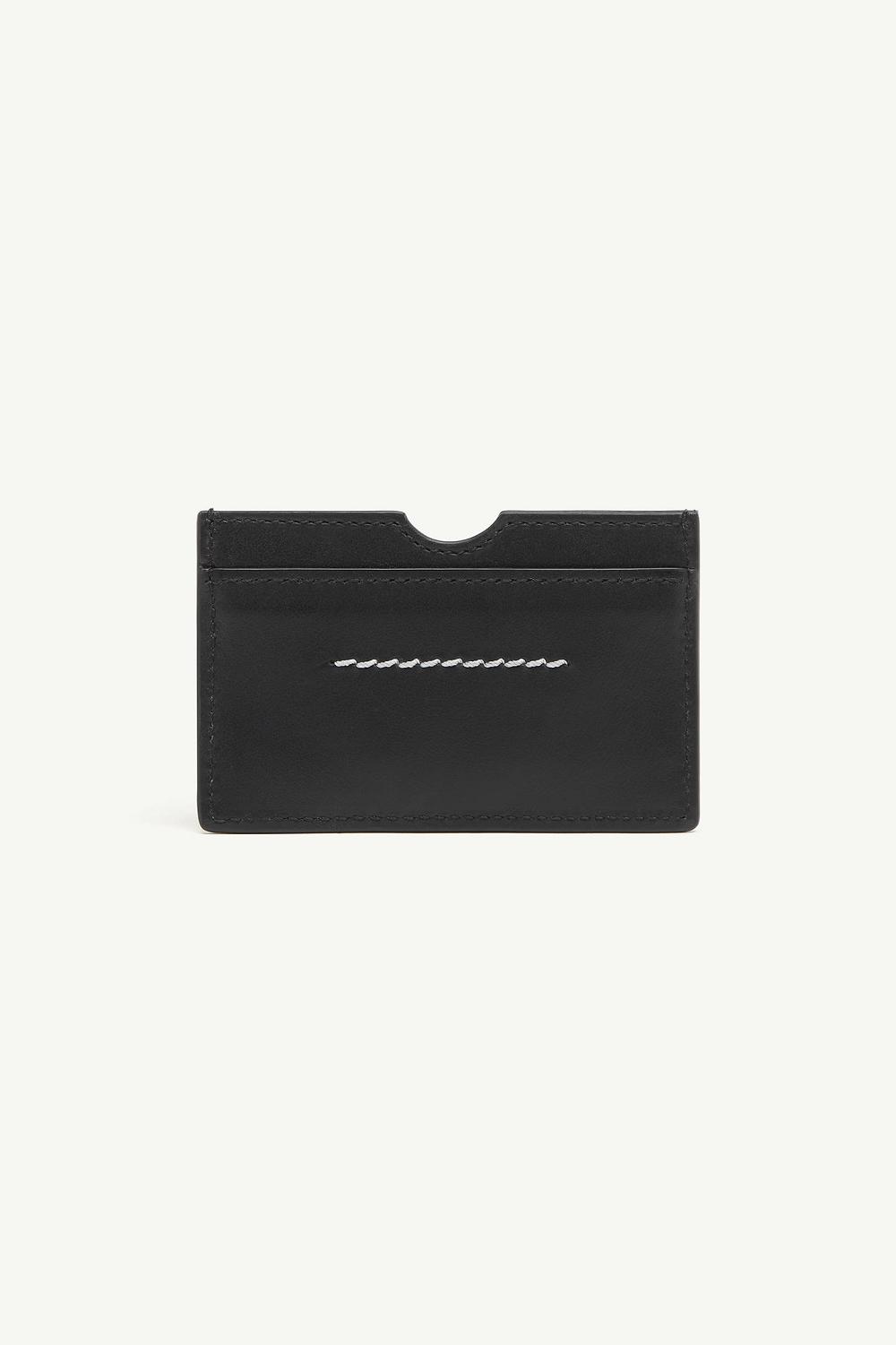 Black Maison Margiela Numeric Logo Cardholder | AU_MM46096