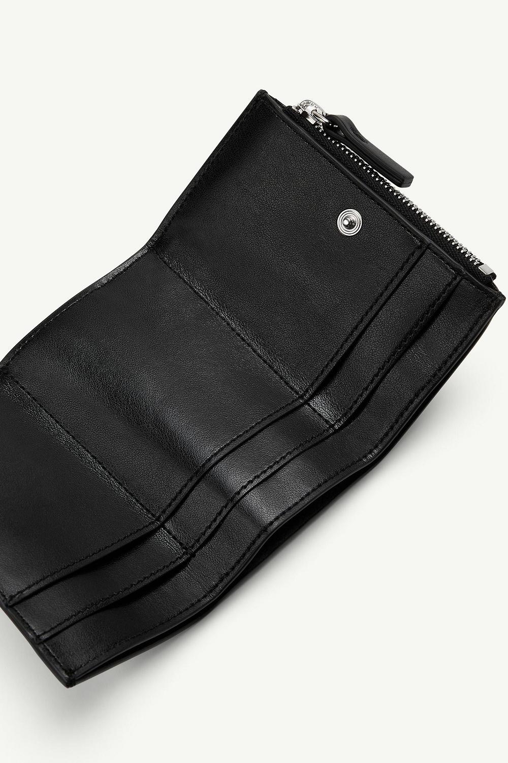 Black Maison Margiela Numeric Logo Trifold Wallet | AU_MM61947