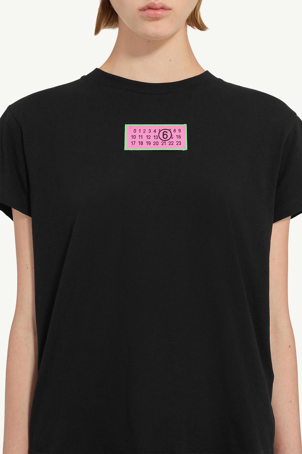 Black Maison Margiela Numeric T-shirt | AU_MM86015