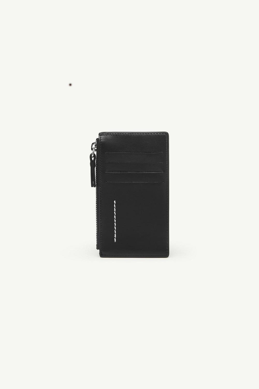 Black Maison Margiela Numeric Zipped Cardholder | AU_MM97830