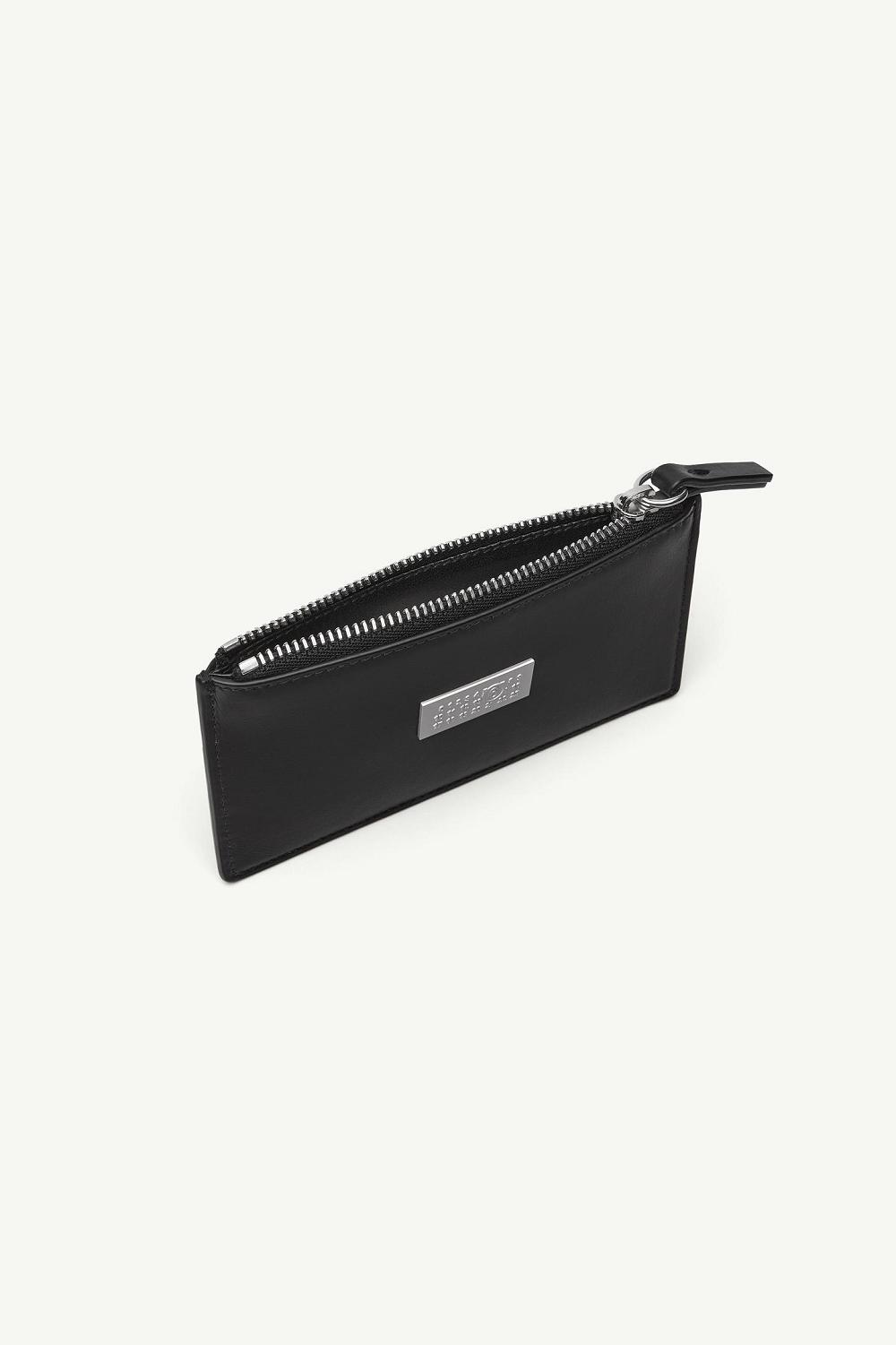 Black Maison Margiela Numeric Zipped Cardholder | AU_MM97830