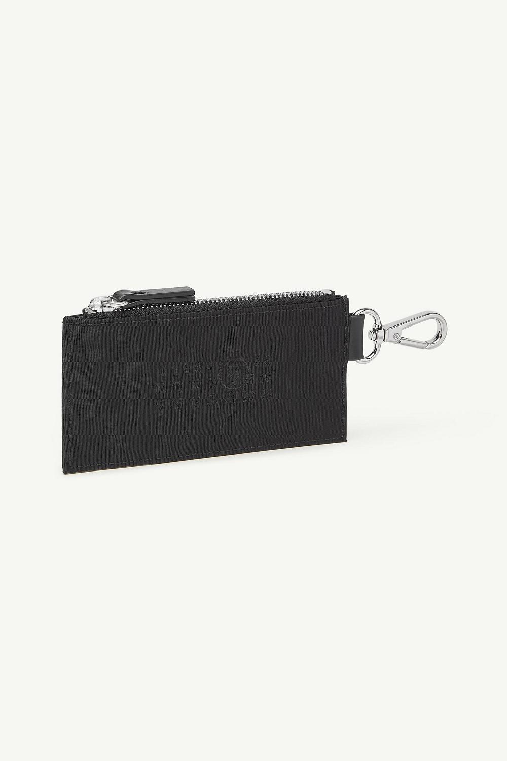 Black Maison Margiela Numeric Zipped Card Holder | AU_MM12175