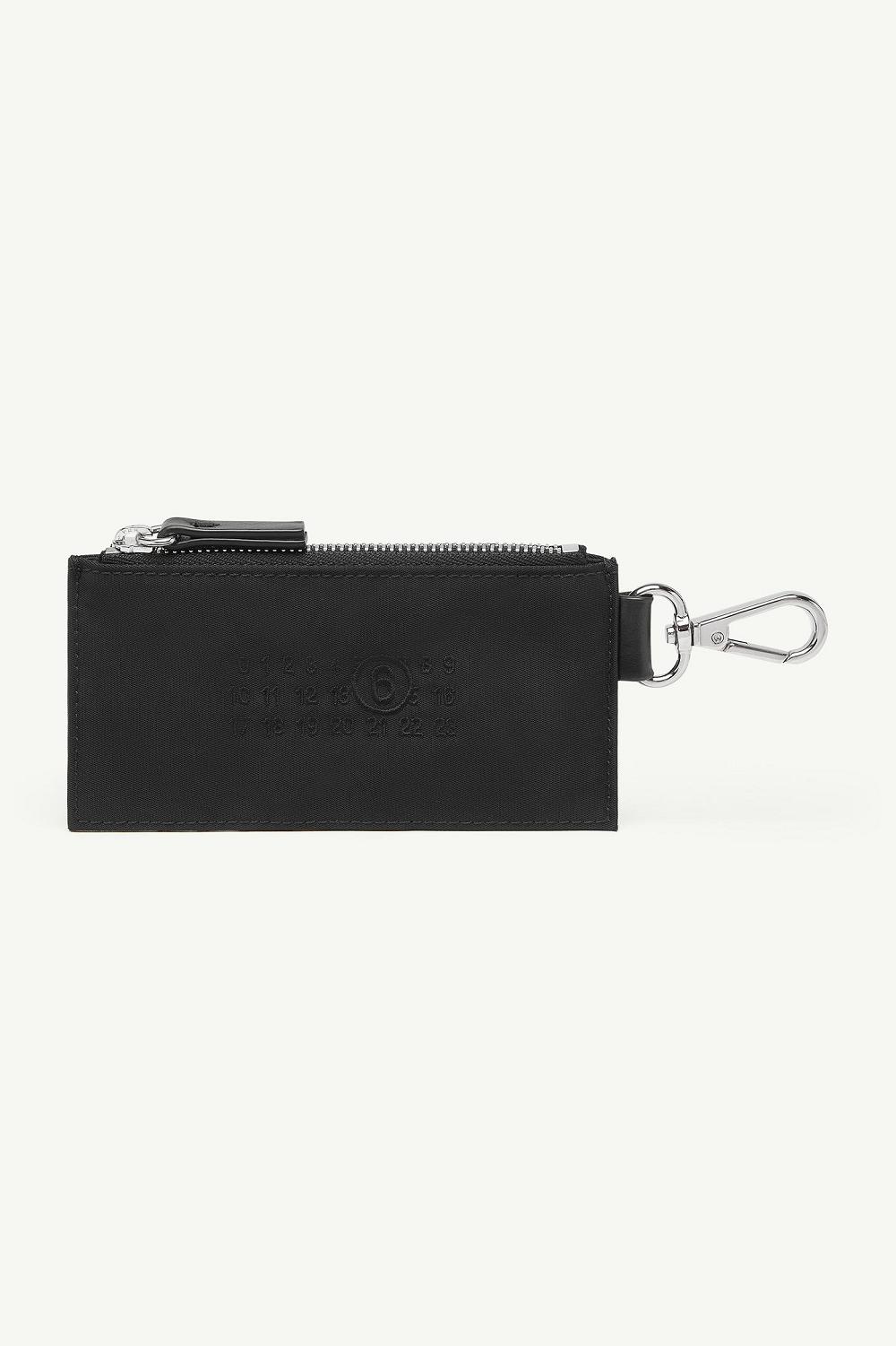 Black Maison Margiela Numeric Zipped Card Holder | AU_MM68857