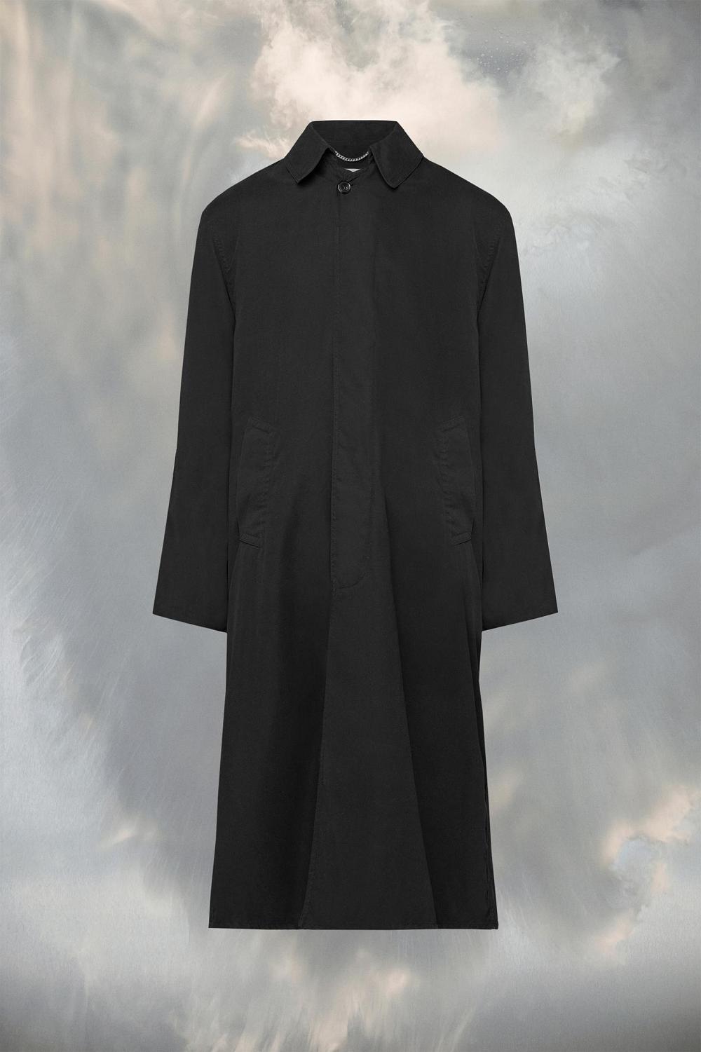 Black Maison Margiela Peached Trench Coat | AU_MM15420