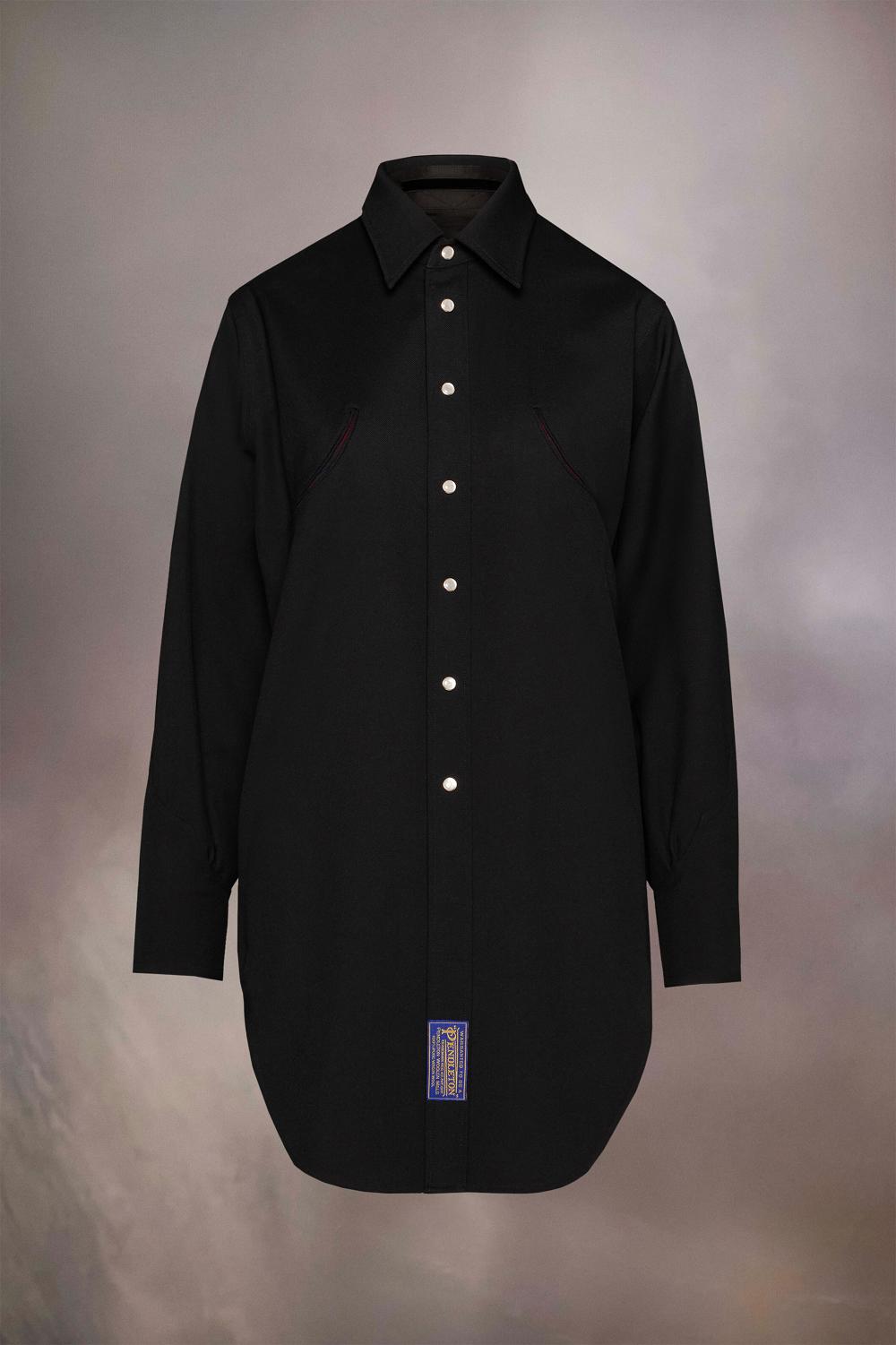 Black Maison Margiela Pendleton Reversible Shirt | AU_MM83861