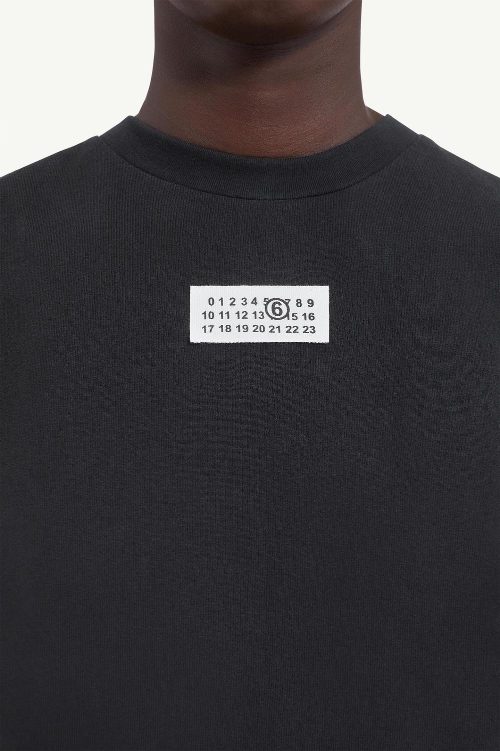 Black Maison Margiela Print T-shirt | AU_MM42655