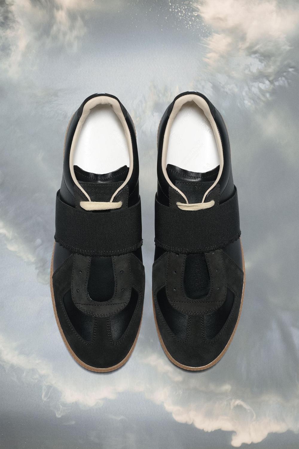 Black Maison Margiela Replica Elastic Band Sneaker | AU_MM81474