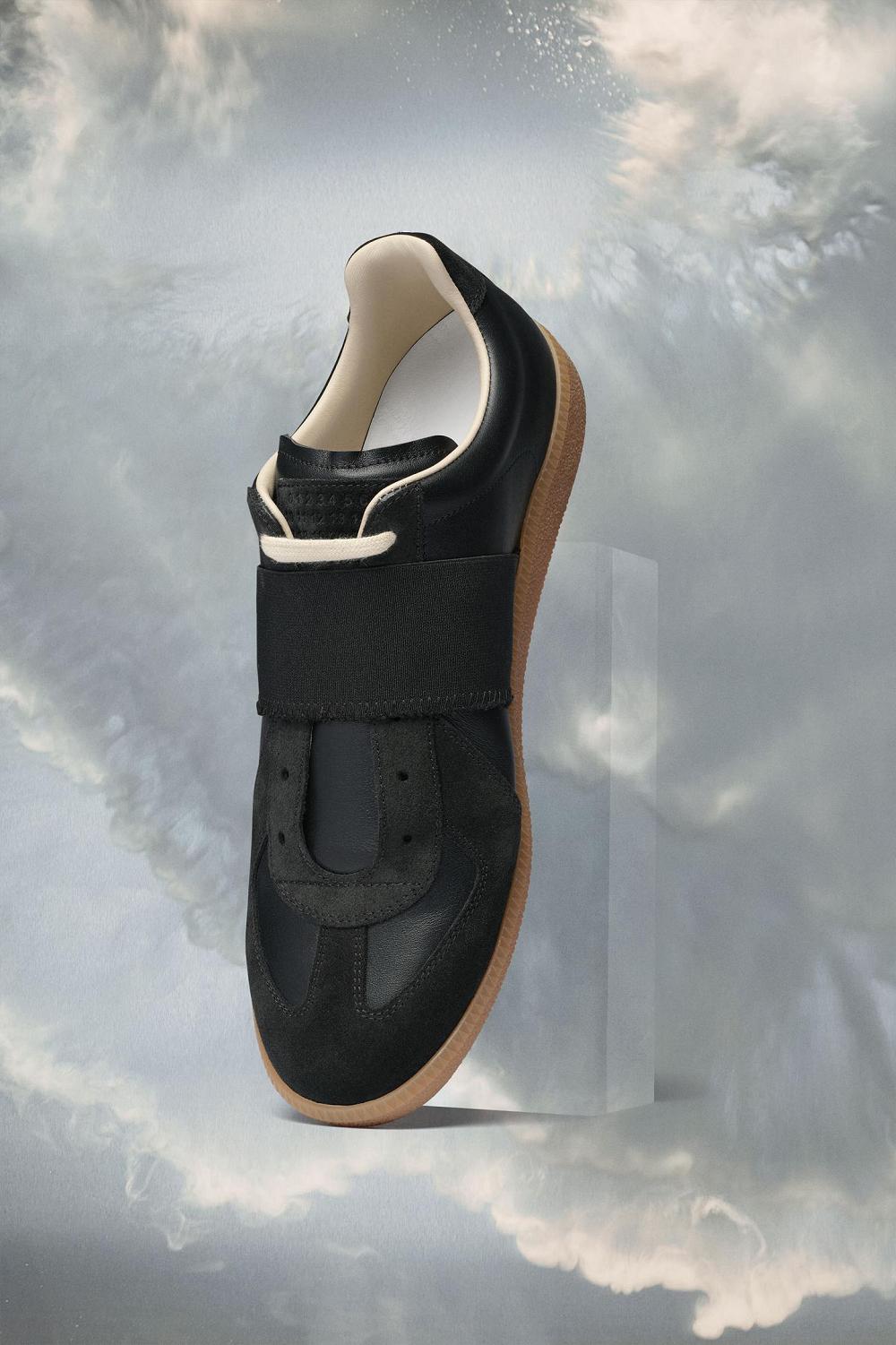 Black Maison Margiela Replica Elastic Band Sneaker | AU_MM81474