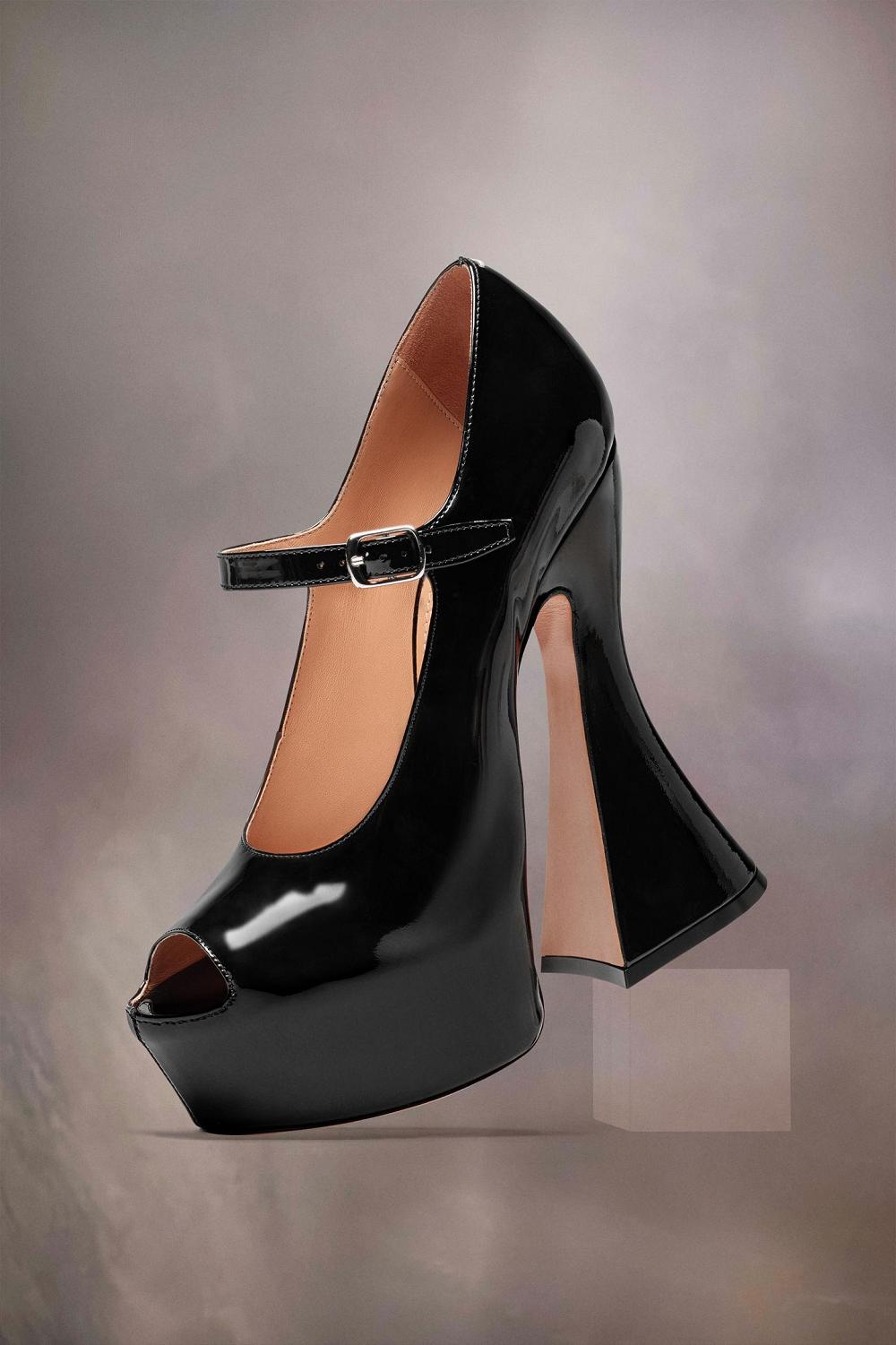 Black Maison Margiela Sketch Mary-jane | AU_MM33996