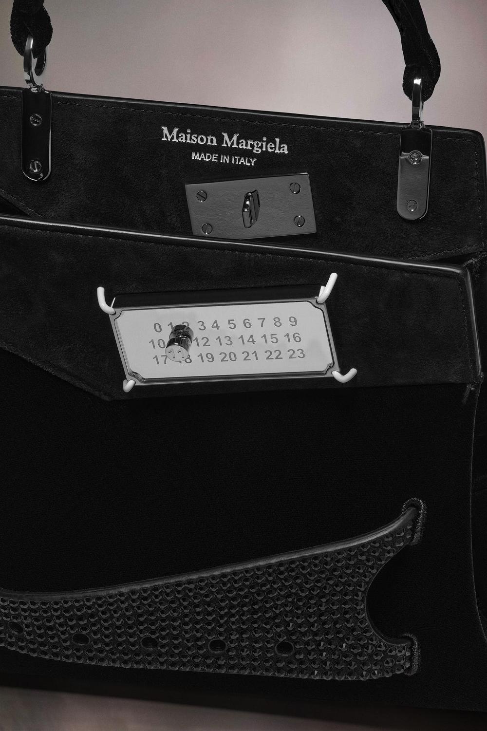 Black Maison Margiela Snatched Handbag Small | AU_MM17361