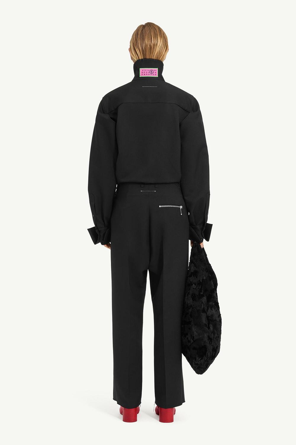 Black Maison Margiela Straight-leg Trousers | AU_MM58796