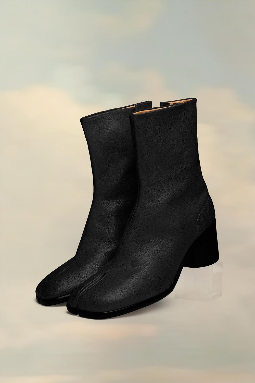 Black Maison Margiela Tabi Ankle Boots | AU_MM26510