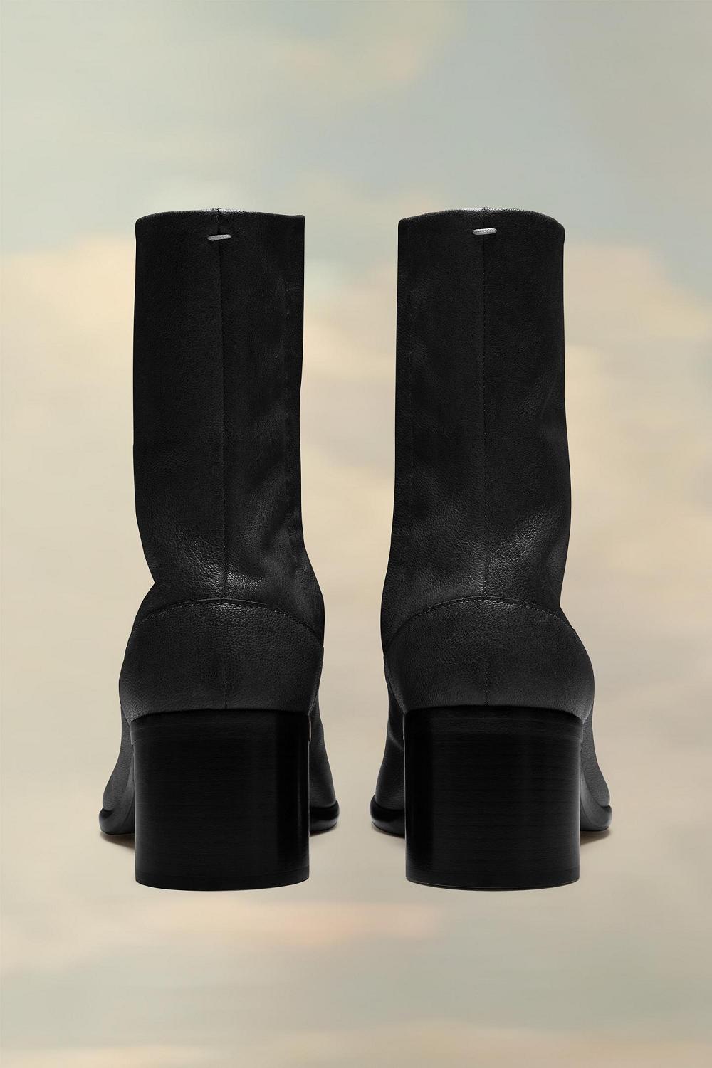 Black Maison Margiela Tabi Ankle Boots | AU_MM26510