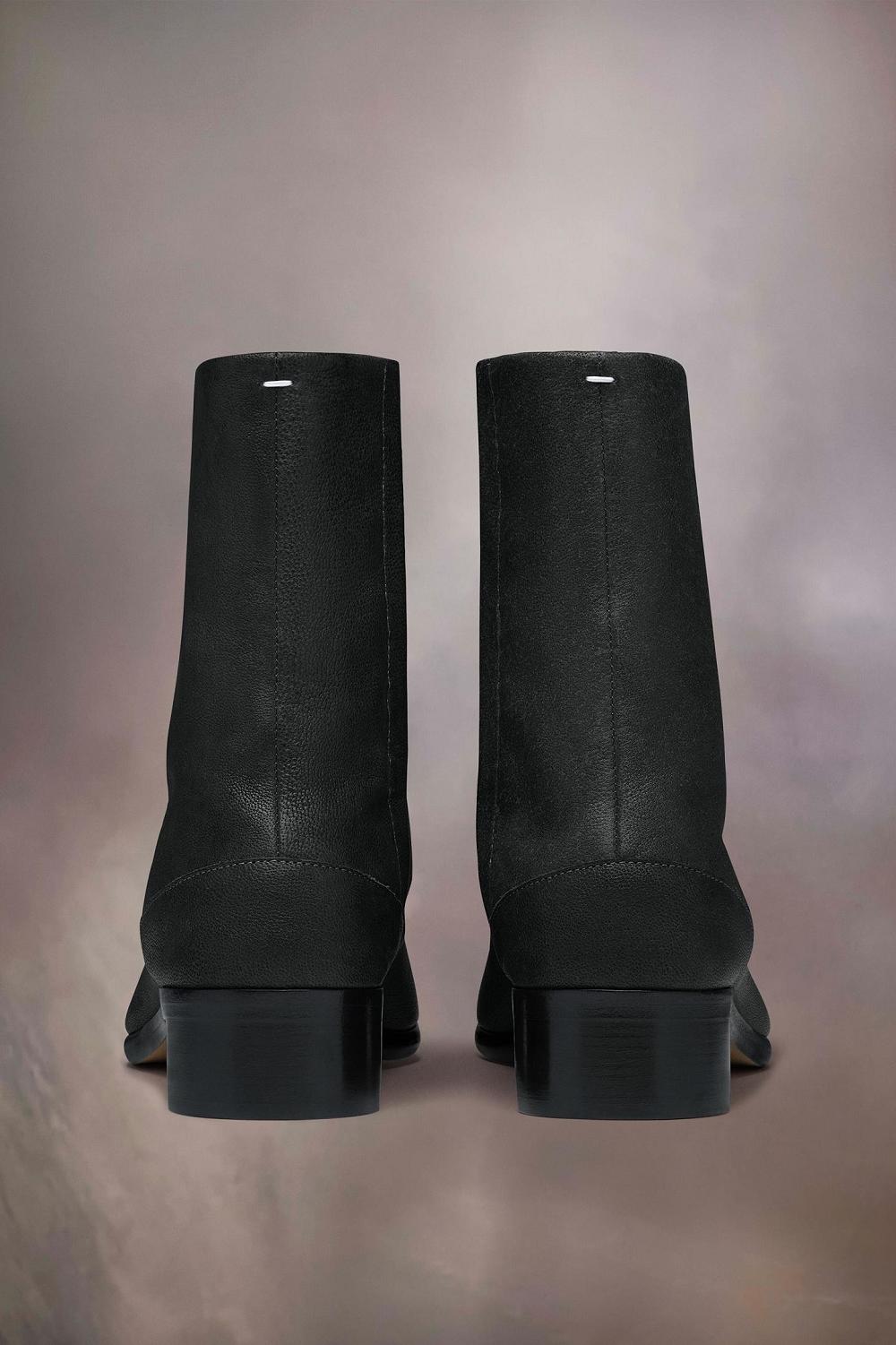 Black Maison Margiela Tabi Ankle Boots | AU_MM20168