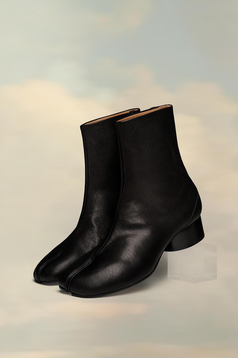 Black Maison Margiela Tabi Ankle Boots | AU_MM46446