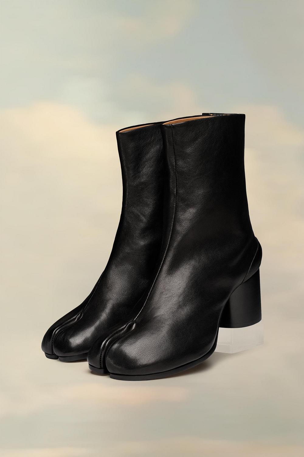 Black Maison Margiela Tabi Ankle Boots | AU_MM56371