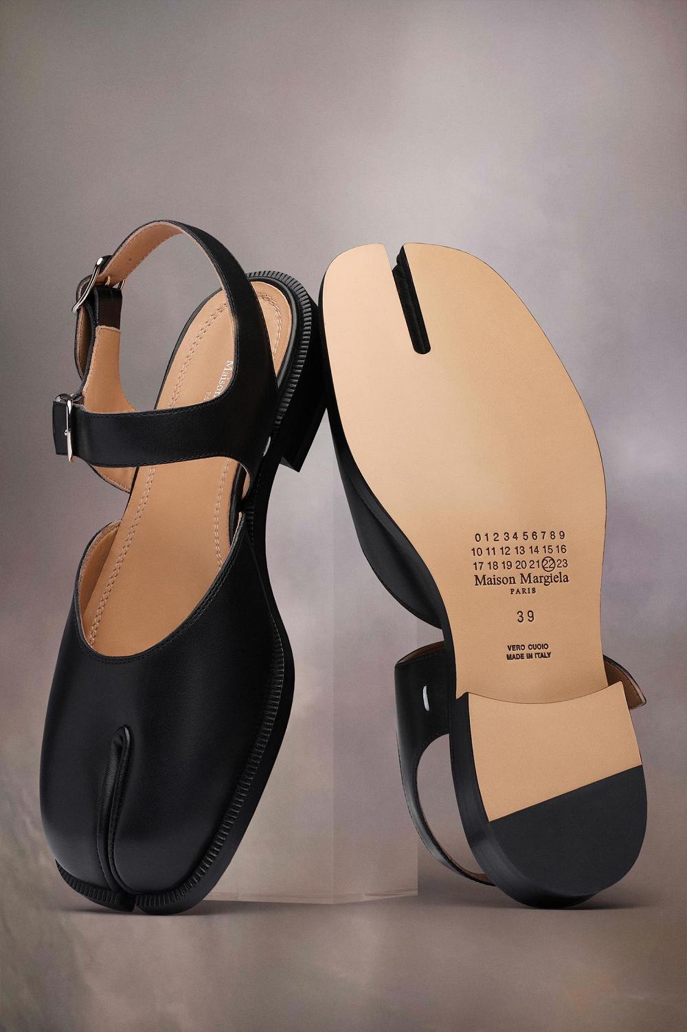 Black Maison Margiela Tabi Sandals | AU_MM89295