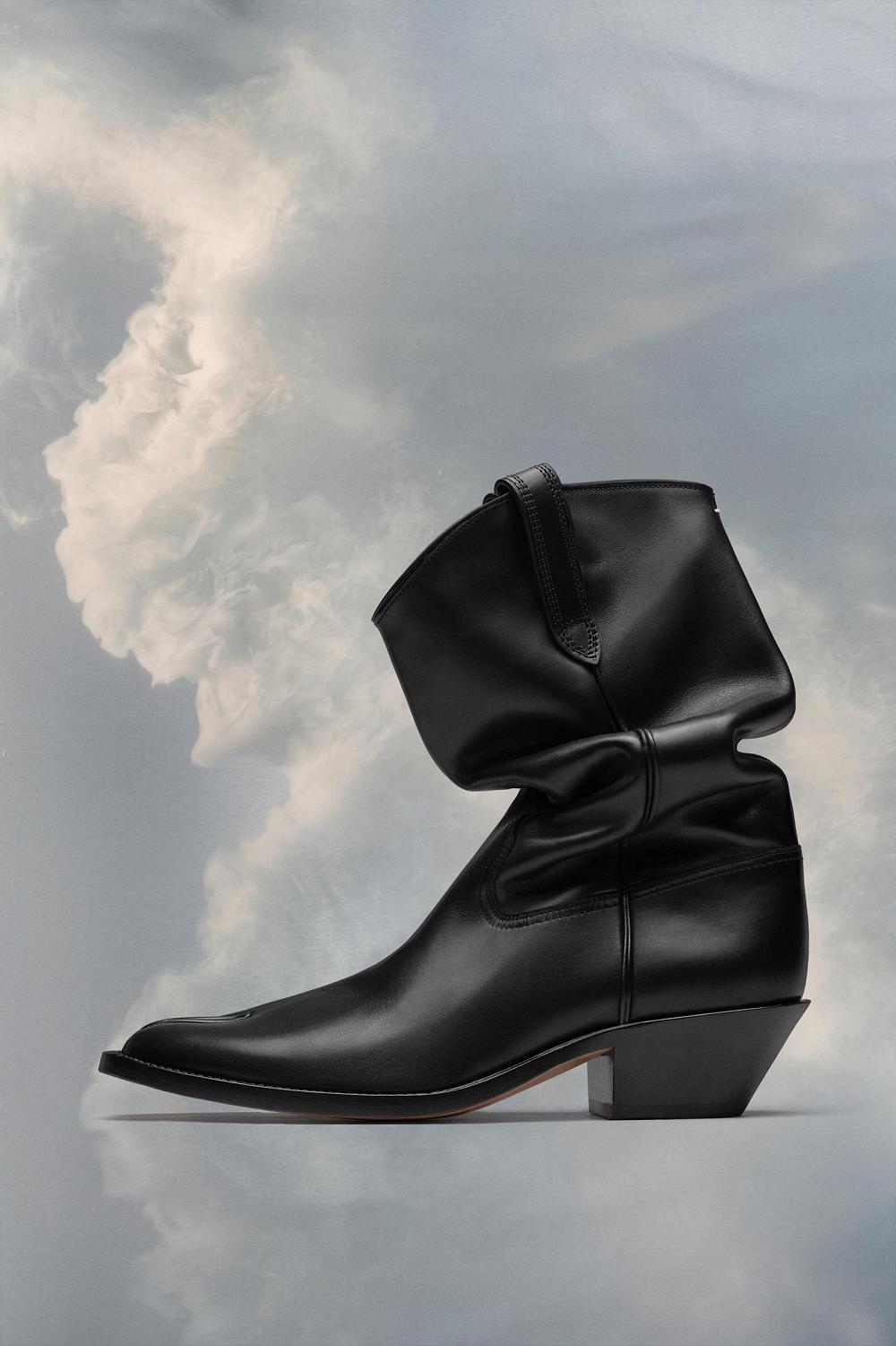 Black Maison Margiela Tabi Western Boot | AU_MM97826