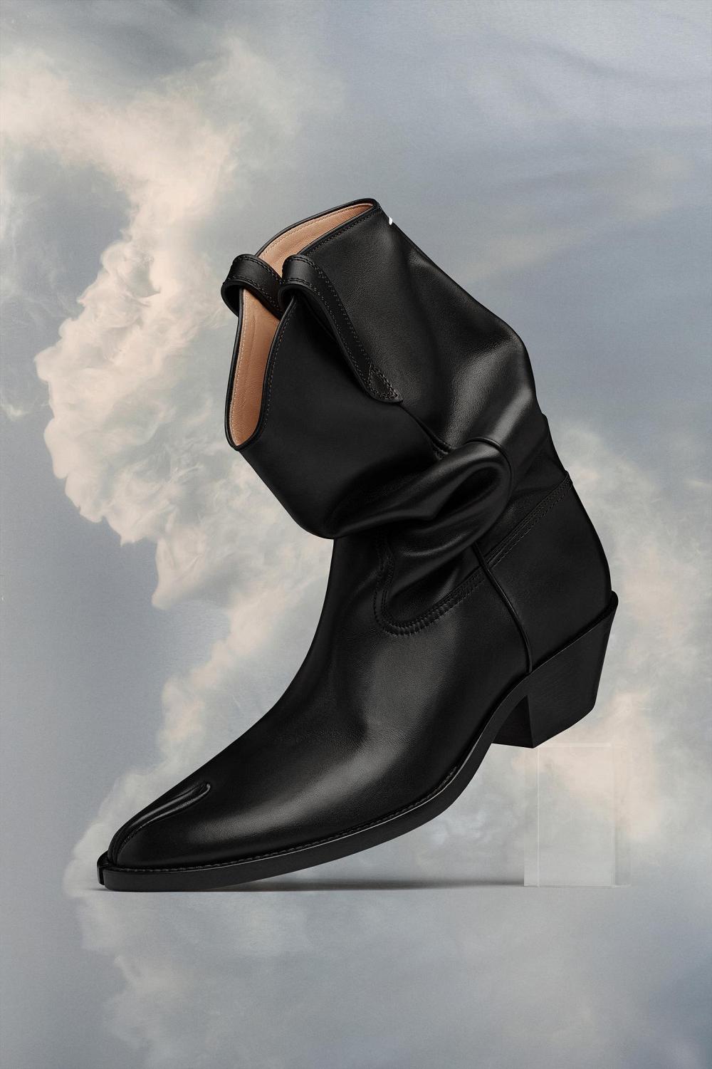 Black Maison Margiela Tabi Western Boot | AU_MM97826