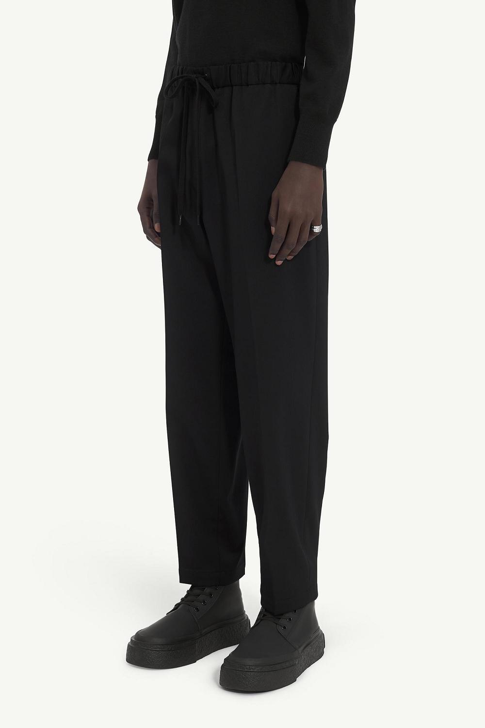 Black Maison Margiela Tailoring Wool Trousers | AU_MM63834