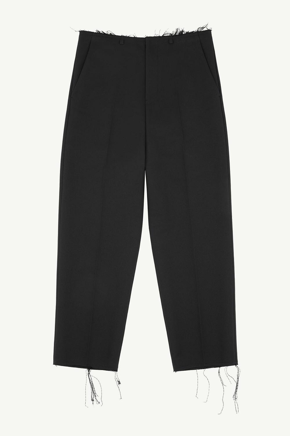 Black Maison Margiela Twill Trousers | AU_MM86556