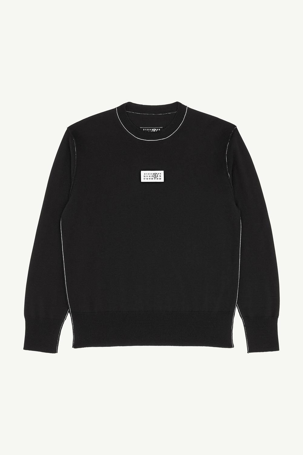 Black Maison Margiela Wool Jumper | AU_MM22291