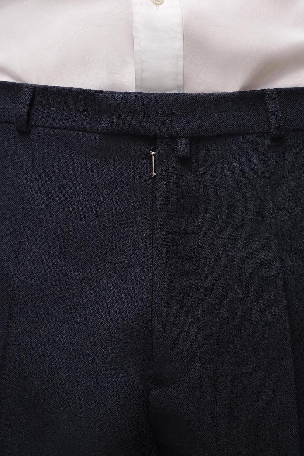 Black Maison Margiela Wool Twill Trousers | AU_MM12262