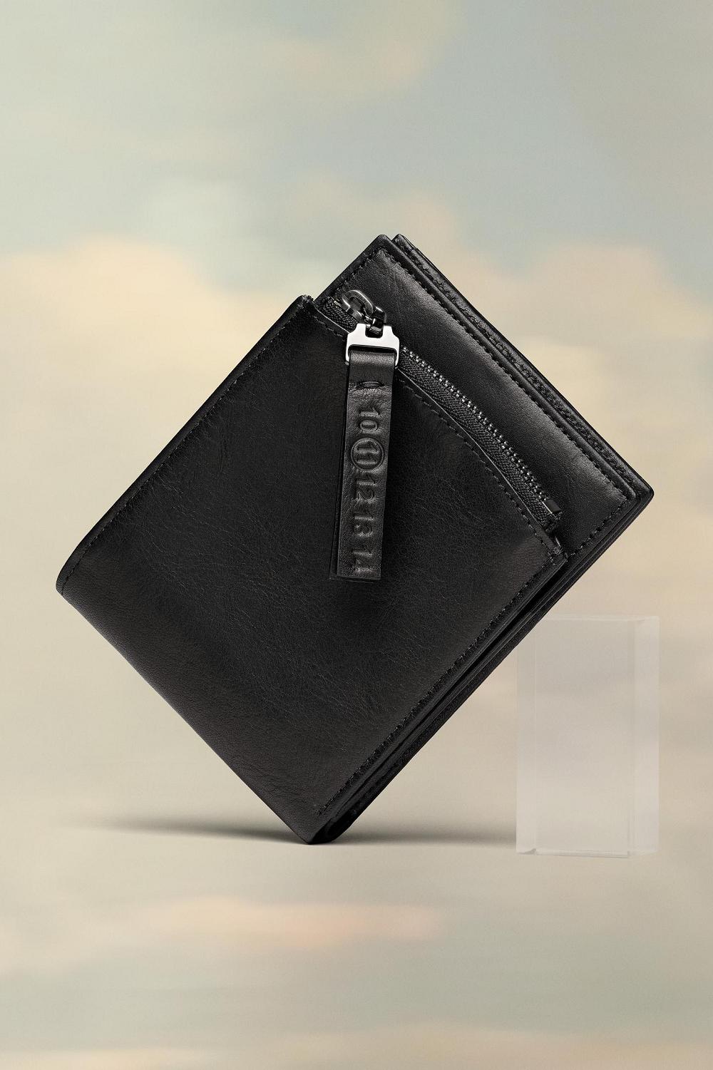 Black Maison Margiela Zip Wallet | AU_MM48935